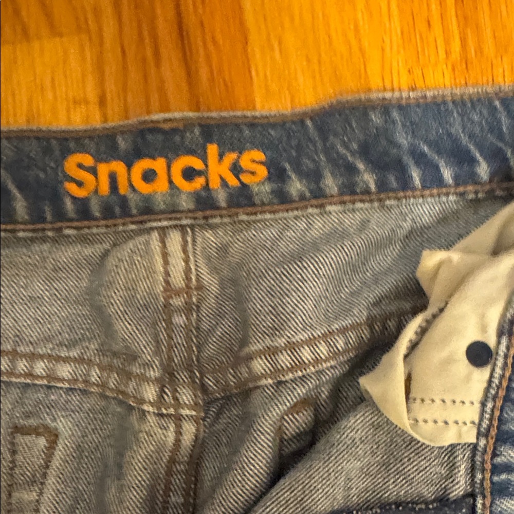 MOTHER candy stick denim maxi skirt - Picture 4 of 7